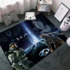 15 Sizes Video Game Halo Cool Carpet Rug for Game Room Bedroom Living Room Kitchen Bathroom 3 - Halo Merch