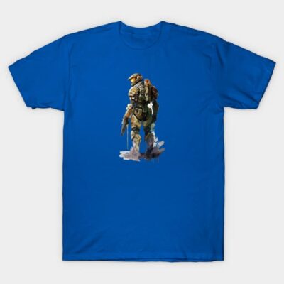 Halo Master Chief Watercolor Original Artwork T-Shirt Official Halo Merch Store Merch