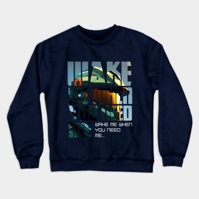 Halo Game Quotes Master Chief Spartan 117 Bq01 V1 Crewneck Sweatshirt Official Halo Merch Store Merch