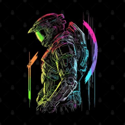 Halo Master Chief Neon Design Original Artwork Tote Official Halo Merch Store Merch