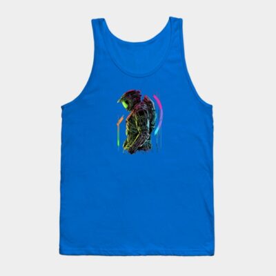 Halo Master Chief Neon Design Original Artwork Tank Top Official Halo Merch Store Merch