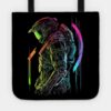 Halo Master Chief Neon Design Original Artwork Tote Official Halo Merch Store Merch