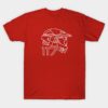 Master Chief 117 Line Art Minimalist T-Shirt Official Halo Merch Store Merch