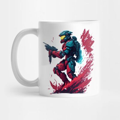 Master Chief Halo Fan Art Mug Official Halo Merch Store Merch