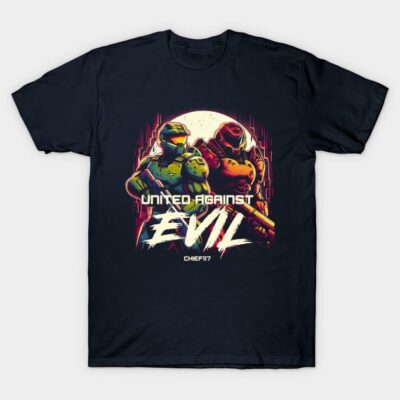 United Against Evil T-Shirt Official Halo Merch Store Merch