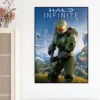 Game H Halo Cool I Infinite Poster Prints Wall Bedroom Living Room Decoration Sticker 2 - Halo Merch