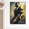 Game H Halo Cool I Infinite Poster Prints Wall Bedroom Living Room Decoration Sticker 4 - Halo Merch