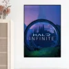 Game H Halo Cool I Infinite Poster Prints Wall Bedroom Living Room Decoration Sticker 5 - Halo Merch