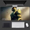 H Halo Game I Infinite Mousepad Large Gaming Compute Gamer PC Keyboard Mouse Mat 6 - Halo Merch