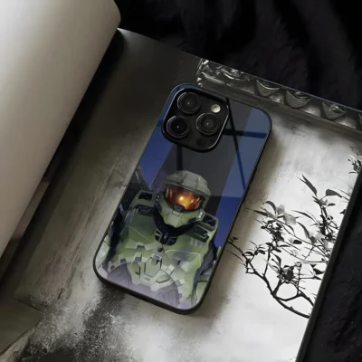 H Halo Game Infinite Phone Case Tempered Glass For IPhone 13 14 12 15 11 Plus 6 - Halo Merch