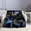 Halo Shoot Game Sergeant Blanket Children s Blanket High Quality Flannel Blanket Soft and Comfortable Home 5 - Halo Merch