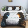 Pop Cartoon 3D Game Halo Patterns Comforter Bedding Set Duvet Cover Bed Set Quilt Cover Pillowcase 2 - Halo Merch