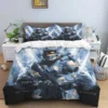 Pop Cartoon 3D Game Halo Patterns Comforter Bedding Set Duvet Cover Bed Set Quilt Cover Pillowcase 3 - Halo Merch