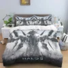 Pop Cartoon 3D Game Halo Patterns Comforter Bedding Set Duvet Cover Bed Set Quilt Cover Pillowcase 4 - Halo Merch