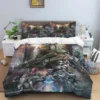 Pop Cartoon 3D Game Halo Patterns Comforter Bedding Set Duvet Cover Bed Set Quilt Cover Pillowcase 9 - Halo Merch