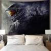 Pop Cartoon 3D Game Halo Patterns Tapestry Wall Hanging Cloth Decorative Tapestry Modern Family Art Decorative 1 - Halo Merch