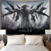 Pop Cartoon 3D Game Halo Patterns Tapestry Wall Hanging Cloth Decorative Tapestry Modern Family Art Decorative - Halo Merch