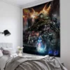 Pop Cartoon 3D Game Halo Patterns Tapestry Wall Hanging Cloth Decorative Tapestry Modern Family Art Decorative 12 - Halo Merch