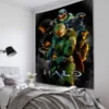 Pop Cartoon 3D Game Halo Patterns Tapestry Wall Hanging Cloth Decorative Tapestry Modern Family Art Decorative 13 - Halo Merch