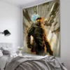 Pop Cartoon 3D Game Halo Patterns Tapestry Wall Hanging Cloth Decorative Tapestry Modern Family Art Decorative 17 - Halo Merch