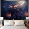 Pop Cartoon 3D Game Halo Patterns Tapestry Wall Hanging Cloth Decorative Tapestry Modern Family Art Decorative 21 - Halo Merch