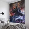 Pop Cartoon 3D Game Halo Patterns Tapestry Wall Hanging Cloth Decorative Tapestry Modern Family Art Decorative 23 - Halo Merch