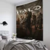 Pop Cartoon 3D Game Halo Patterns Tapestry Wall Hanging Cloth Decorative Tapestry Modern Family Art Decorative 24 - Halo Merch