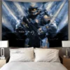 Pop Cartoon 3D Game Halo Patterns Tapestry Wall Hanging Cloth Decorative Tapestry Modern Family Art Decorative 3 - Halo Merch