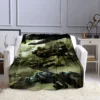 Shoot Game Halo Sergeant Blanket Children s Blanket High Quality Flannel Blanket Soft and Comfortable Home 6 - Halo Merch