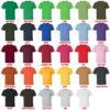 t shirt color chart - Halo Merch