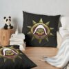 Halo Infinite Grim Reaper Medal Throw Pillow Official Halo Merch Store Merch