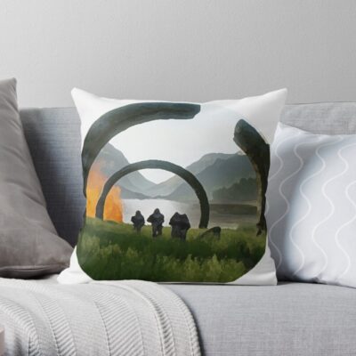 Throw Pillow Official Halo Merch Store Merch